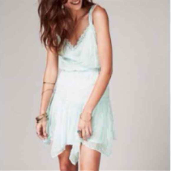 NWOT RARE Free People Ode to Tea white with silver beading and sequins size L! - Picture 6 of 7